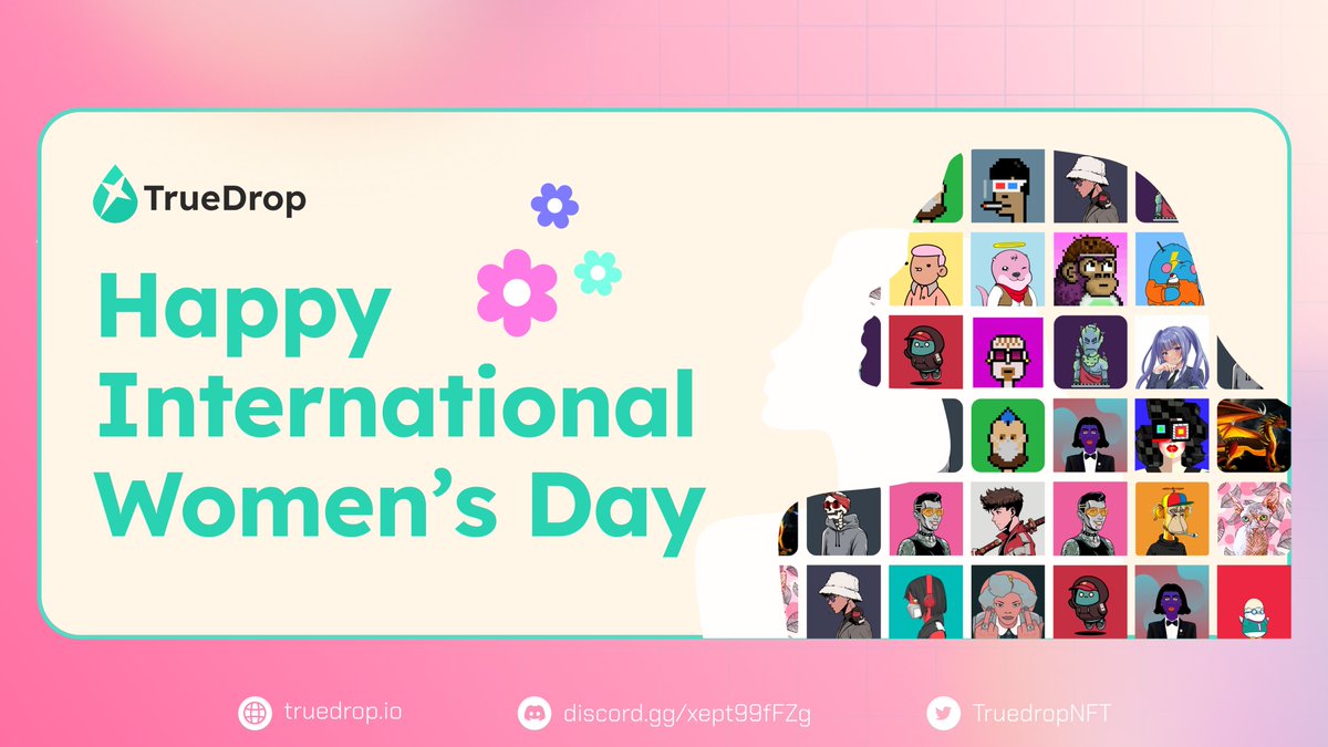 🌹HAPPY INTERNATIONAL WOMEN'S DAY! 🌹

TrueDrop would like to wish all the lovely women around the world a happy Women's Day 🥰

✨ Keep shining, always smile, and thank you for being our other half in this world!  💋