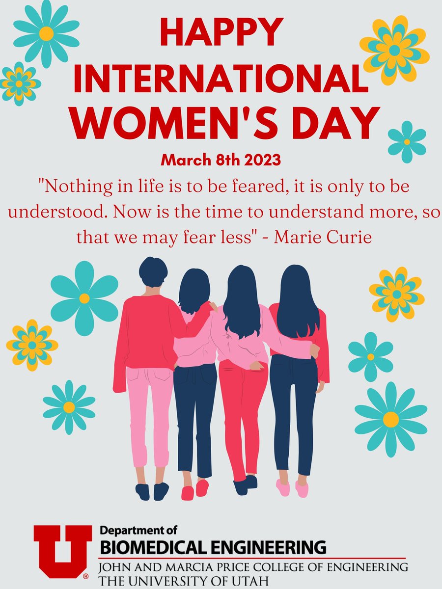 UtahBME's tweet photo. Happy International Women's Day from us here at #UBME! https://t.co/jcWCjIUbyW