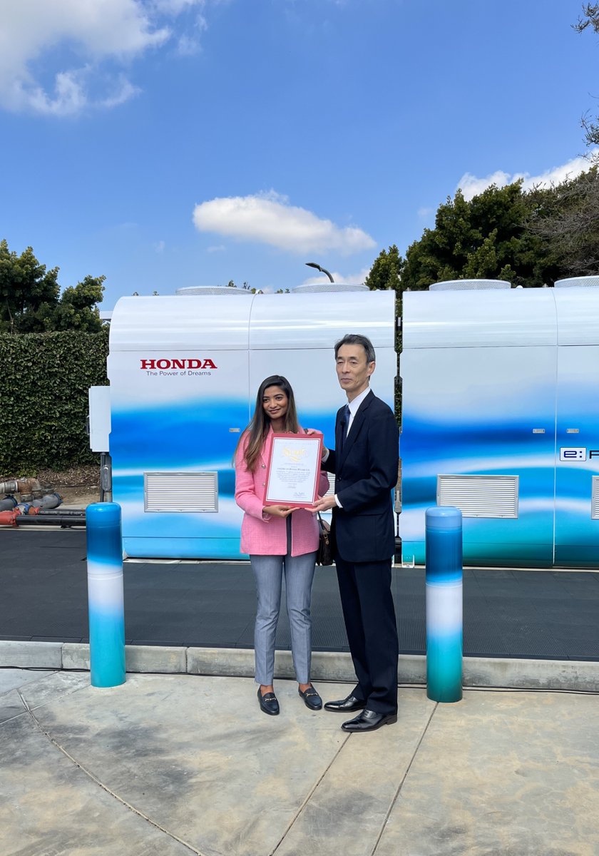 #ICYMI: Honda began operation of a stationary #fuelcell power station on our campus in Torrance. Thank you to @TorranceCA Mayor Chen, @AsmMuratsuchi, Sen. @SteveBradford & other local stakeholders for recognizing this important step toward #zeroemission backup power generation.