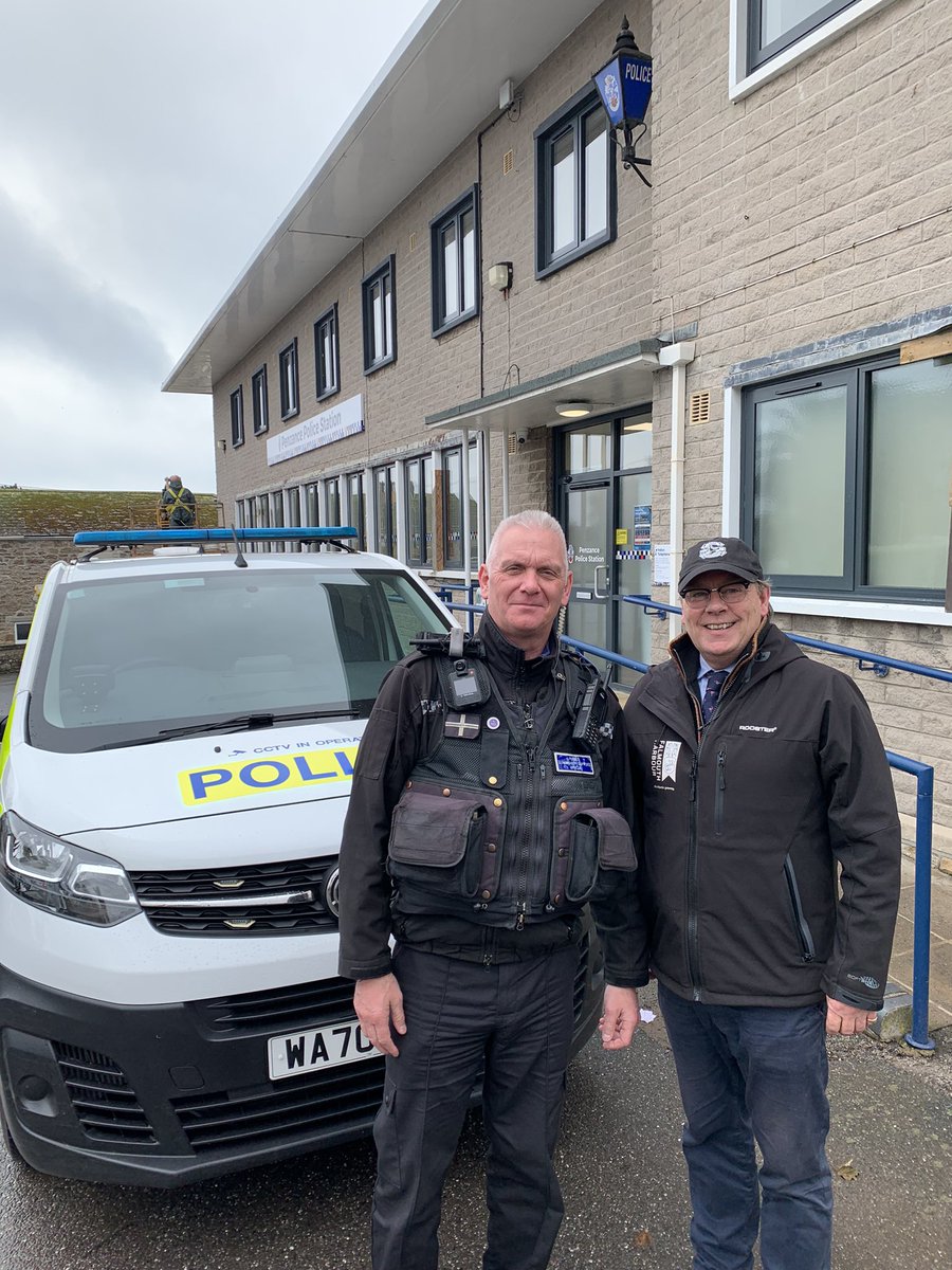 Great to spend the morning out with PCSO Kewn in the Penzance Sector