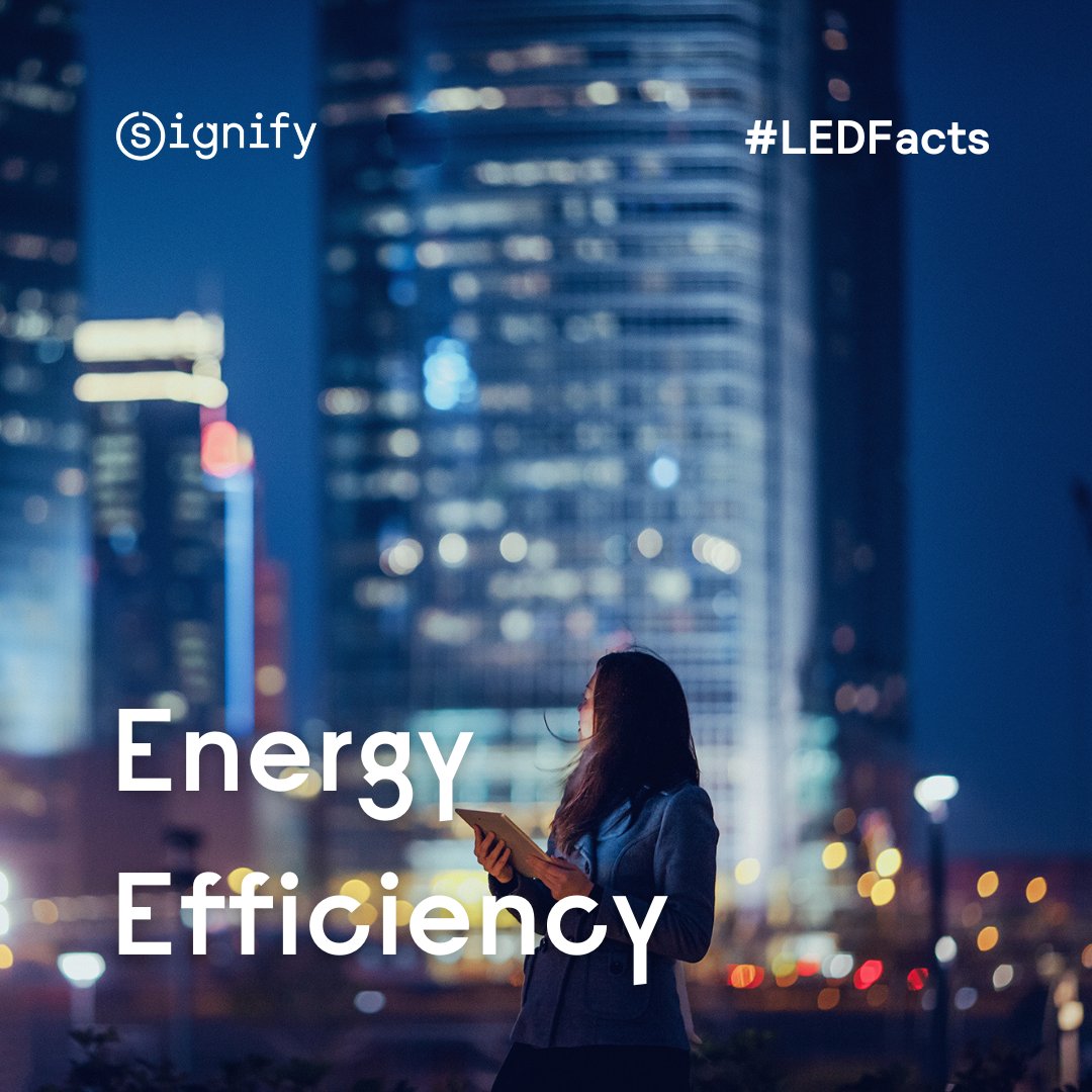 SignifyCompany's tweet photo. #LEDfacts No.1: LED lights are much more energy-efficient than traditional bulbs. They require less electricity to produce the same amount of light, resulting in significant energy and cost savings over time.
#GreenSwitch #energybills https://t.co/WDtQSd0mHO