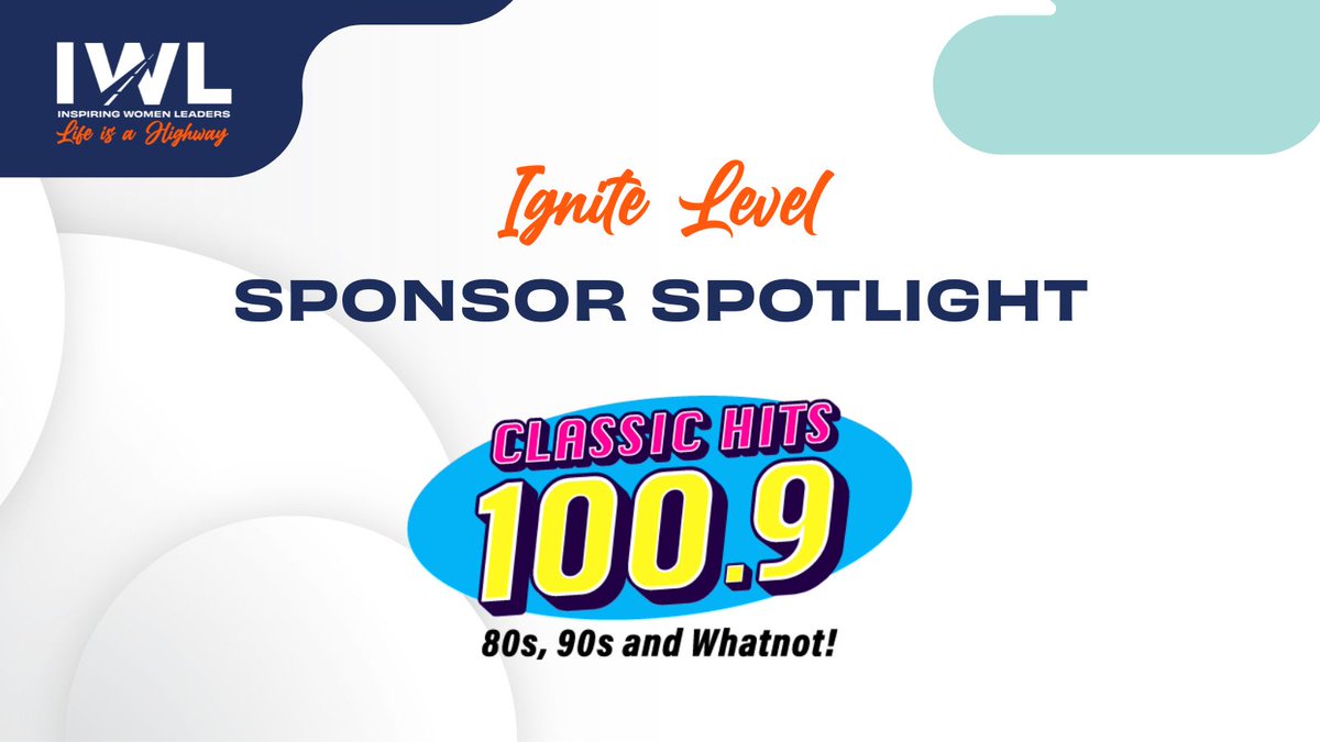 You may have heard some IWL promotion on this station! Thank you to Classic Hits 100.9 for joining us as an Ignite level sponsor. classichits1009.com