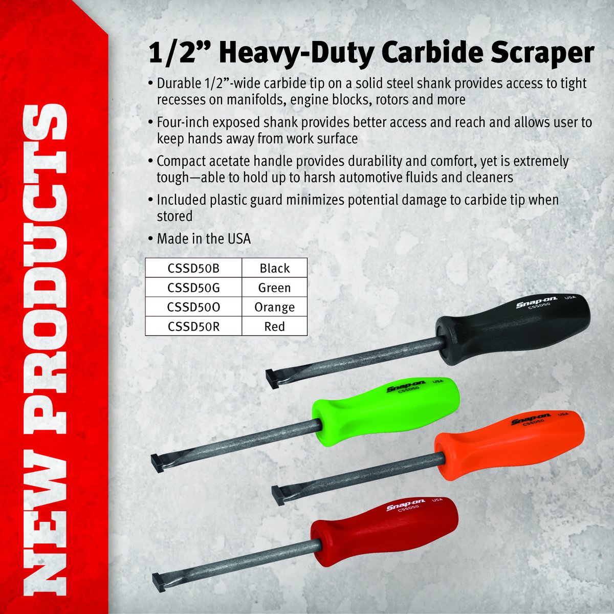 Snapon_Tools's tweet image. Starting Wednesday off right with #WhatsNewSnappy. #NewTools #CSSD50 #ECFLH062