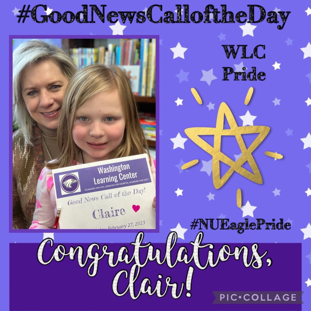 NUPSwlc's tweet photo. Congratulations!  Good News Call of the Day!

Claire is an amazing friend, a hard worker, and always does her best in kindergarten. She is polite and respectful and very enthusiastic about each and every kindergarten day. She loves learning and is always… https://t.co/zh7cC6XC1m https://t.co/8P2KHfUURY