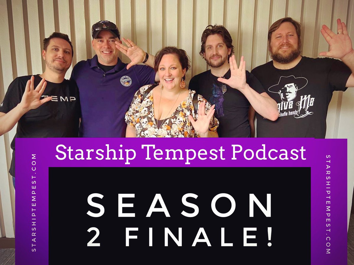 It’s a BIG DAY for us! Don’t miss this one. Let us know what you thought of it!! 

#SeasonFinale #StarshipTempest #ActualPlay #ActualPlayPodcast #StarTrekAdventures #TTRPG #TRRPGrising #StarTrekFam #StarTrekPodcast #TTRPGcommunity