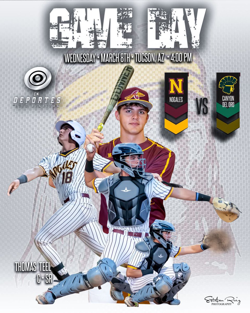 𝐆𝐀𝐌𝐄𝐃𝐀𝐘‼️Nogales Apaches ⚾️
🆚Canyon del Oro
🕕 4:00PM
🏟️Tucson,Az
🎥En Deportes
<a href="/OJFav/">OJ Favela</a> <a href="/ApacheBaseball1/">Tribe Baseball</a> <a href="/g_paco8/">G</a> <a href="/DenzelMontijo/">Denzel Montijo</a> <a href="/d_montijo22/">Derek</a> <a href="/AlanDurazo8/">alan_durazo44</a> <a href="/luismartinRome5/">Luis Martin Romero</a> <a href="/Tomtom_0423/">Paul Thomas Teel</a> <a href="/CarlosPeralta_4/">Carlos Peralta</a> <a href="/ralphie81350445/">ralphie</a> <a href="/Sal_Valenzuela1/">Sal Valenzuela</a> <a href="/Esteban01423366/">Esteban Acevedo</a>