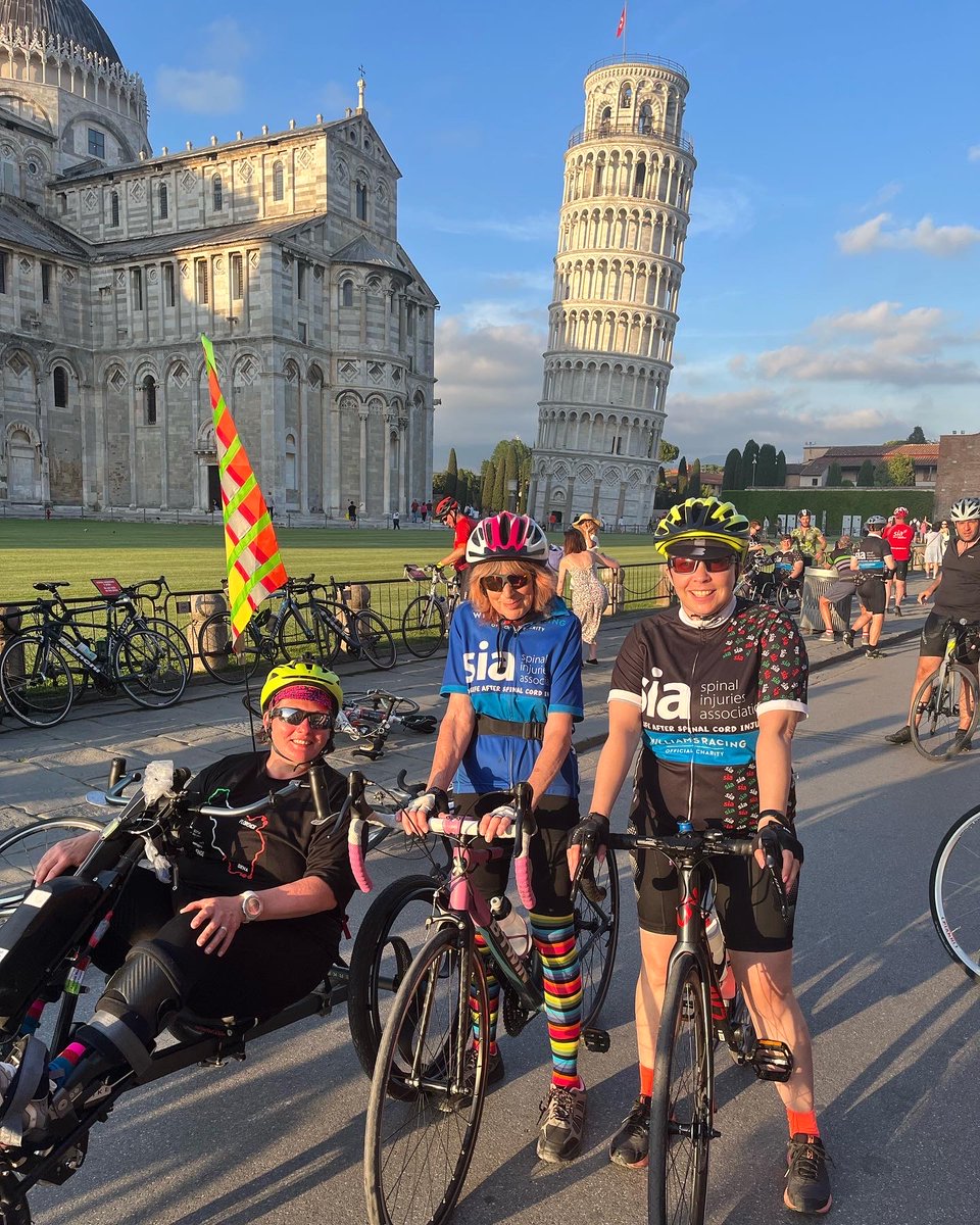 On IWD &amp; our celebration of women in cycling, our attention turns to Clariece Warrior, compliance officer, who cycled 202 miles in 3 days over hilly Italian terrain in aid of <a href="/spinalinjuries/">Spinal Injuries Association</a>. She had not covered this distance before and smashed it. 

#IWD2023 #cycling