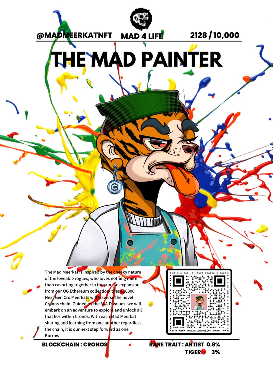 <a href="/elijah_jn/">Elijah J</a> <a href="/MadMeerkatNFT/">Mad Meerkat Burrow | Mad Merge Live</a> The Mad Painter agrees #mad4life #madness #cro #cronos #madmeerkat