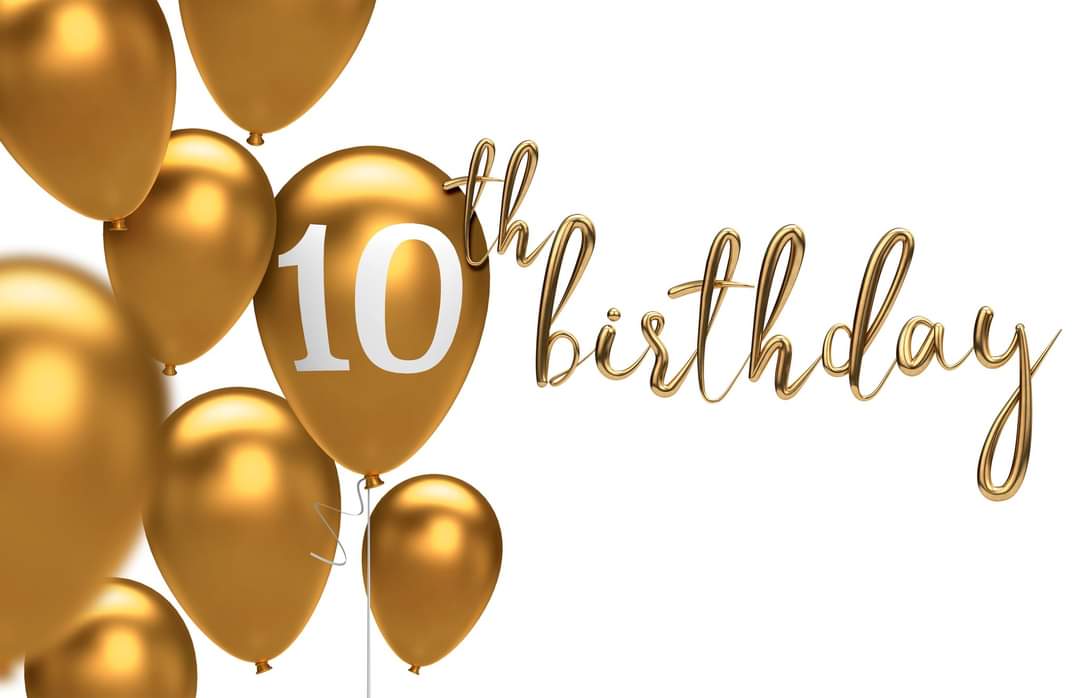 We're celebrating our 10th birthday!!!

Thank you family, Bernie Jones &amp;
d <a href="/Claire_Alexandr/">Claire Alexander 💙</a> along with all the trusted colleagues that we gave worked with - you know who you are.

Thank you also to the fantastic organisations, past and present that we have/do work with!