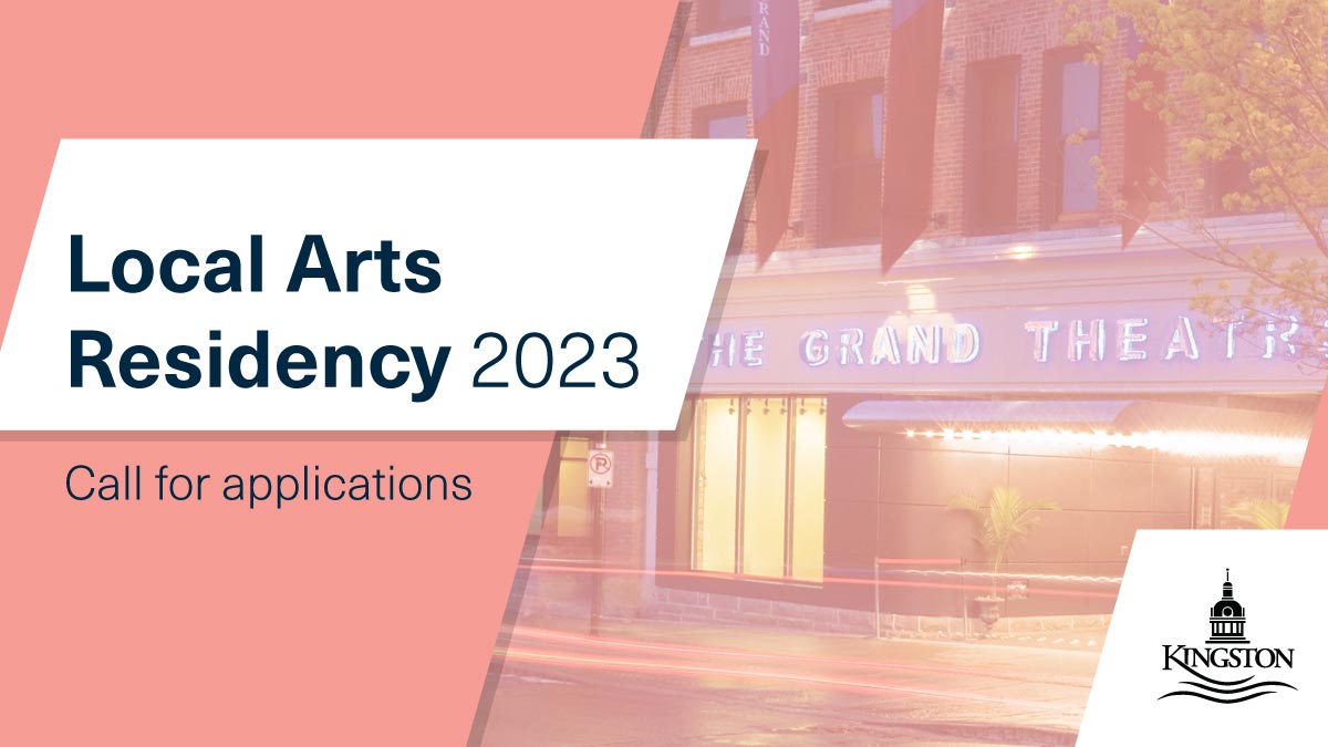 City of Kingston - Municipal Government (@cityofkingston) on Twitter photo Kingston-based artists are taking centre stage during the 2023 Local Arts Residency at <a href="/Kingston_Grand/">Kingston_Grand</a> this July!
We are seeking applications from emerging or mid-career professional artists. Deadline is April 5. Apply on the City of Kingston website: bit.ly/35oOSIx Kingston-based artists are taking centre stage during the 2023 Local Arts Residency at <a href="/Kingston_Grand/">Kingston_Grand</a> this July!
We are seeking applications from emerging or mid-career professional artists. Deadline is April 5. Apply on the City of Kingston website: bit.ly/35oOSIx