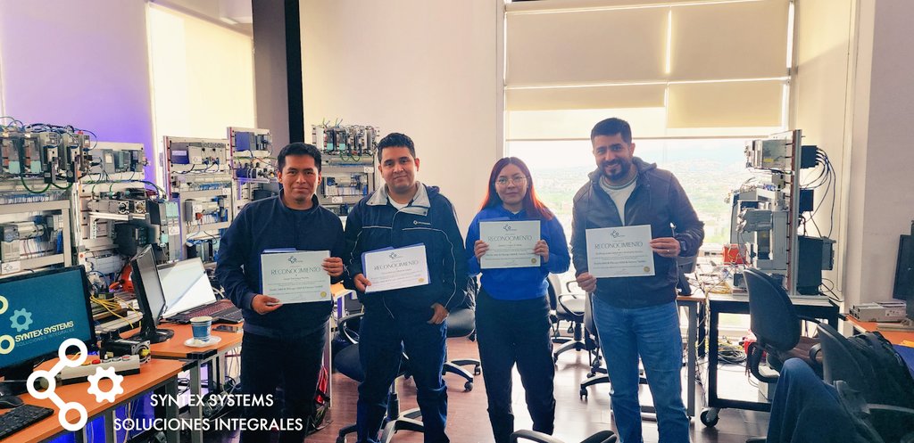 SyntexSystems's tweet photo. 🏭 Centro Especializado de Automatización. (SIEMENS - ALLEN BRADLEY).
#syntexsystems #onlinetraining #plc #siemens  #allenbradley #rockwellautomation #automation #cursosdeplc #motioncontrol  #Tesla #Gigafactory #Monterrey #NuevoLeon #Automotive #TeslaNuevoLeon #GigaMexico https://t.co/gKIaqRcvRq