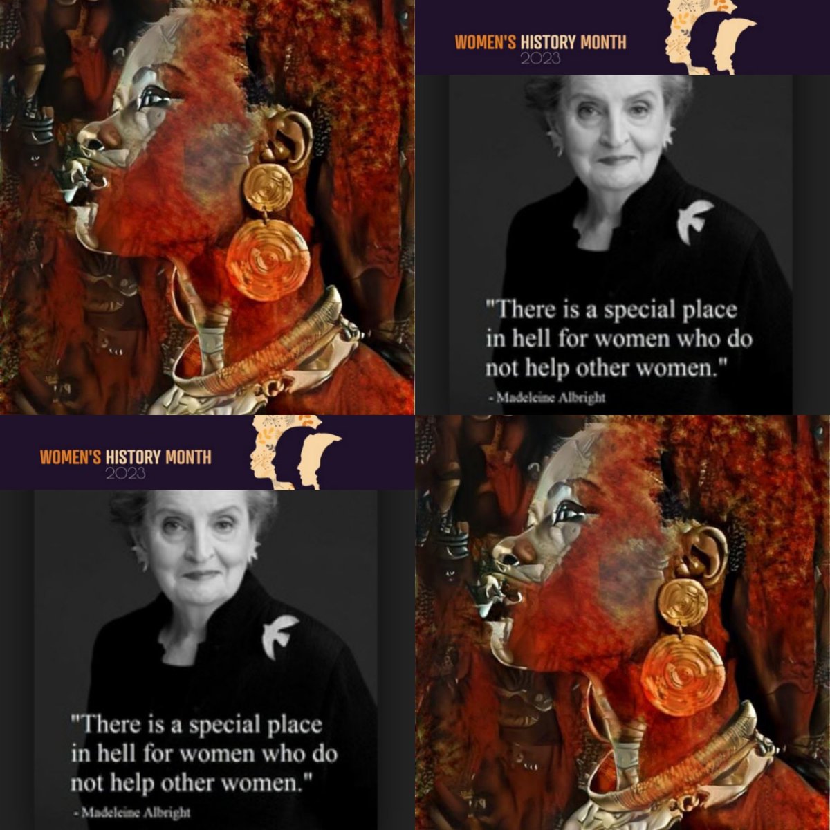 #Sorority #WomensHistoryMonth #MadeleineAlbright #InternationalWomensDay #JIF2023 #DigitalArt