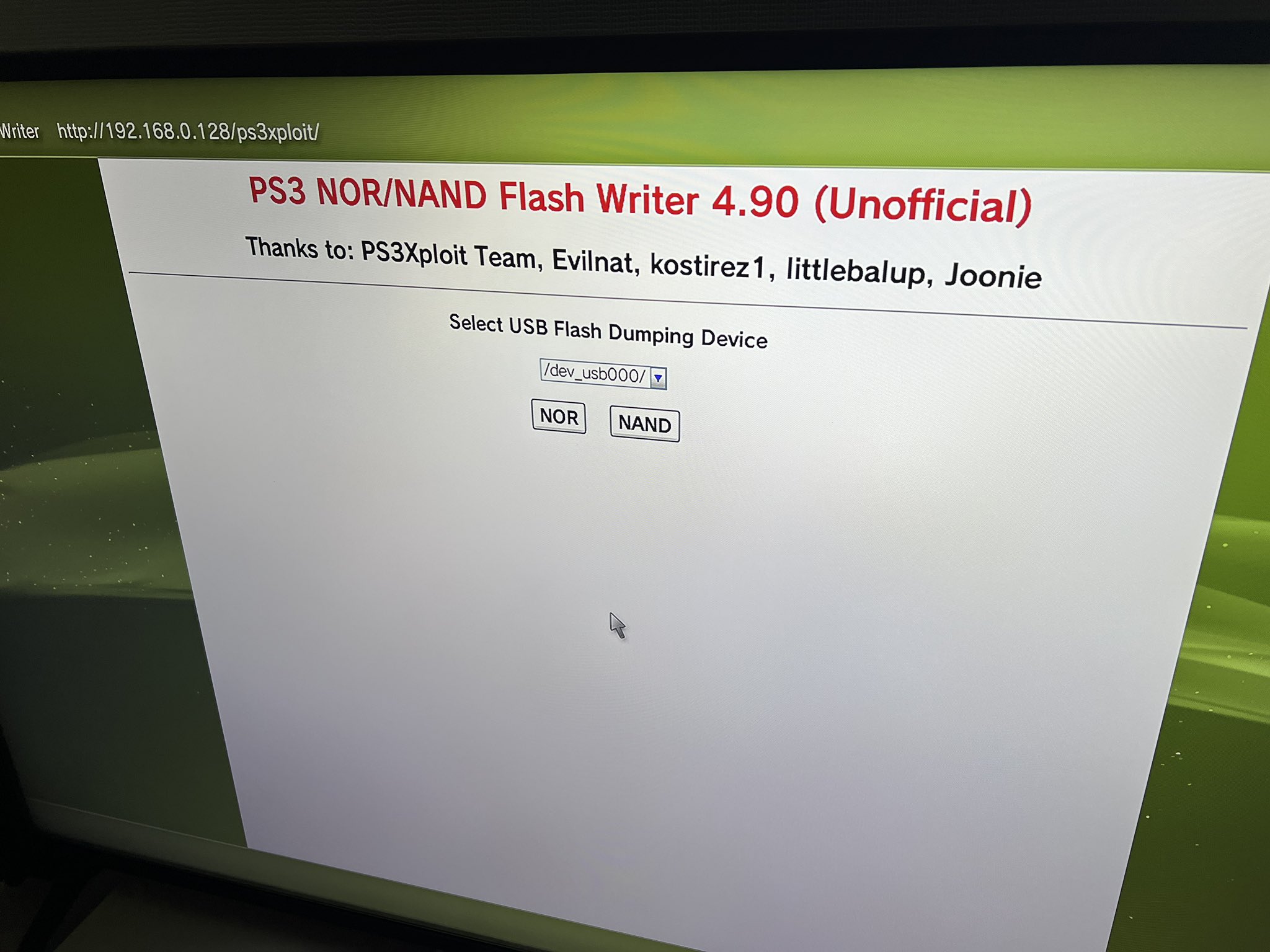 PS3 - PS3Xploit Flash Writer (4.90 HFW)