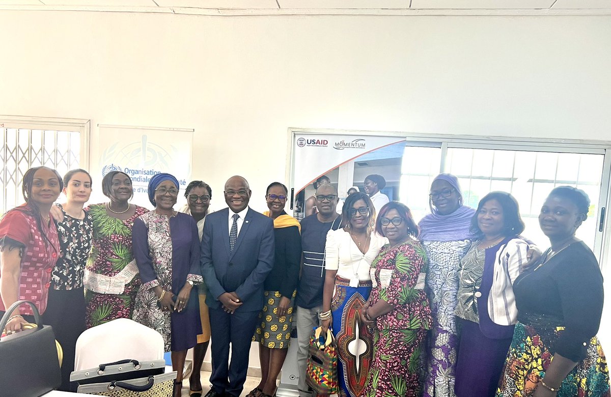 MbagaMarie's tweet photo. Réunion du Groupe Sectoriel Santé + Présentation des analyses préliminaires du DI communautaire #8MarchWomensDay Bouaké CIV avec @JeanMarieYameo1 @Souley_Kone03 @OmsCotedivoire https://t.co/UEqIU5ohr4