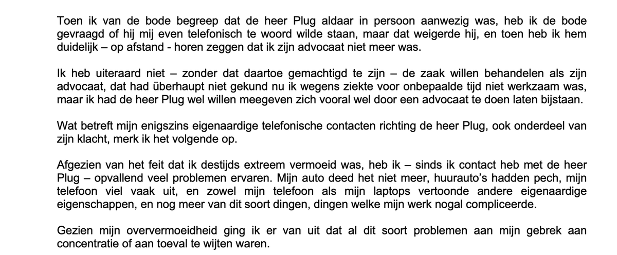 huig_plug's tweet photo. Kijk wat de (door de staat gefinancierde) advocaat schrijft die mij tijdelijk bijstond.
Deze mevr. / mr. Koster heeft mij op 'n bizarre wijze benadeeld.
Ik diende een klacht in bij de Deken.
*onderstaande ontving ik vandaag via de Amsterdamse deken Jacqueline Schaap* #ProDeo https://t.co/tfriRQ59I7