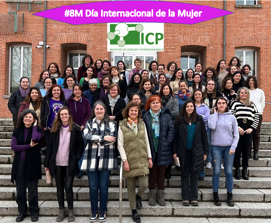 Desde el <a href="/ICP_CSIC/">Instituto de Catálisis y Petroleoquímica (CSIC)</a> celebramos el #DiaInternacionalDeLaMujer, con el orgullo de contar con un excelente plantel de trabajadoras y nos unimos a la reivindicación de un trabajo justo e igualitario, con el objetivo final de la plena igualdad de género. #8M2023