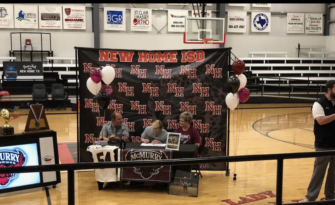 I am beyond blessed to announce my commitment to prolong my athletic and academic career at McMurry University. Thank you to everyone who has helped me get to this point in my life. #Warhawks @CoachBapMcM @CoachNealMCM <a href="/McMURRYFOOTBALL/">McMURRY FOOTBALL</a> <a href="/NewHomeFootball/">New Home Football</a>