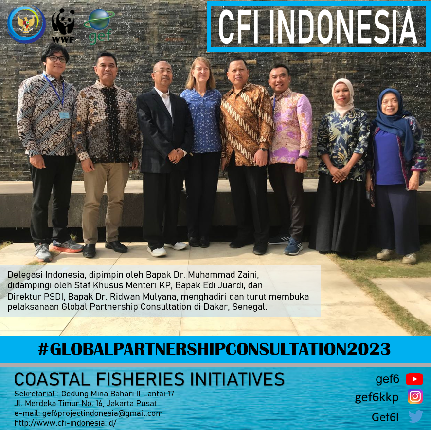 Gef6I's tweet photo. #CFIgef Global Partnership Consultation 2023

Delegasi Indonesia turut berpartisipasi dalam GPC 2023 di Senegal, dengan semangat kebersamaan membangun perikanan pantai di negara-negara berkembang.
#CFIfamily

@saktitrenggono @kkpgoid @djpt_kkp 
@wwf @theGEF https://t.co/1jMFkkjd5E