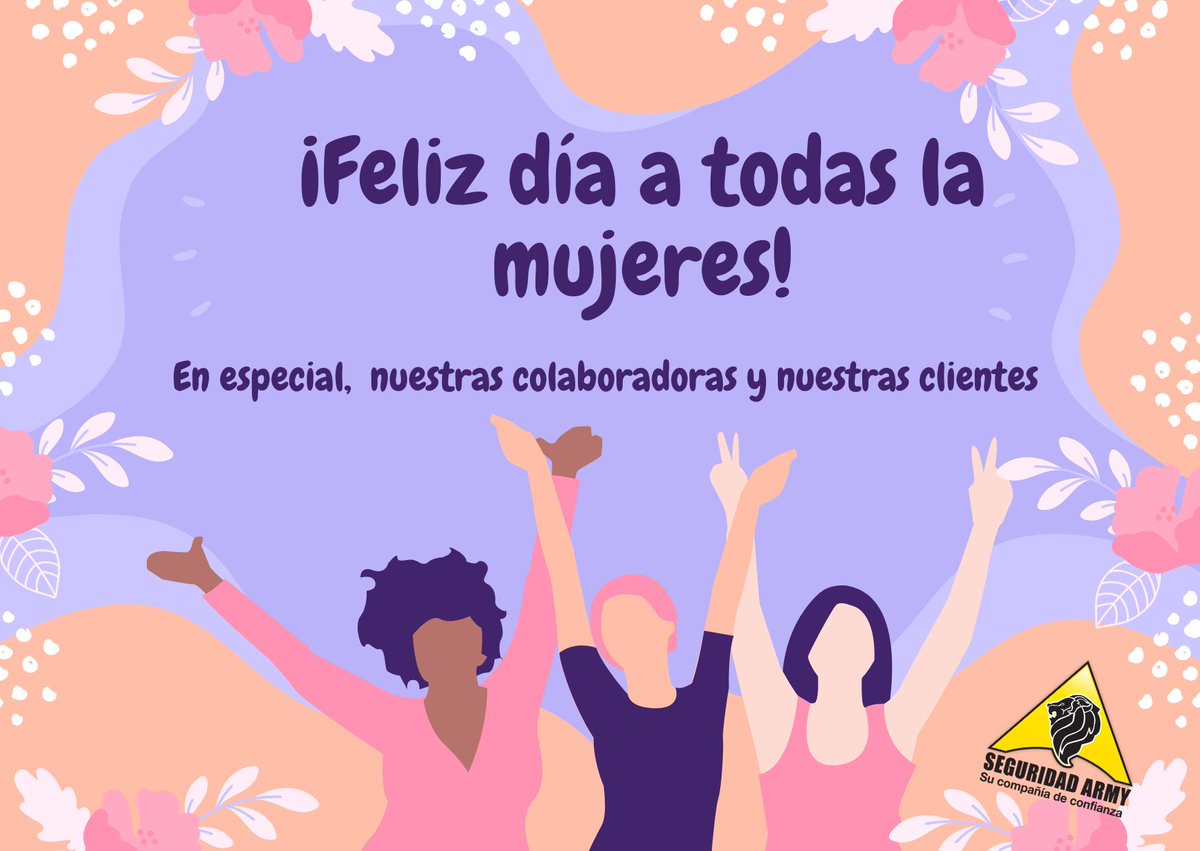 army_vig's tweet image. #FelizDiaDeLaMujer a todas nuestras colaboradoras  clientes un saludo especial.
Gracias por ser un ejemplo de vida, por la fuerza y determinación, que nos inspiran a todos a seguir adelante trabajando por un mundo más humano y fraterno. #Seguridad