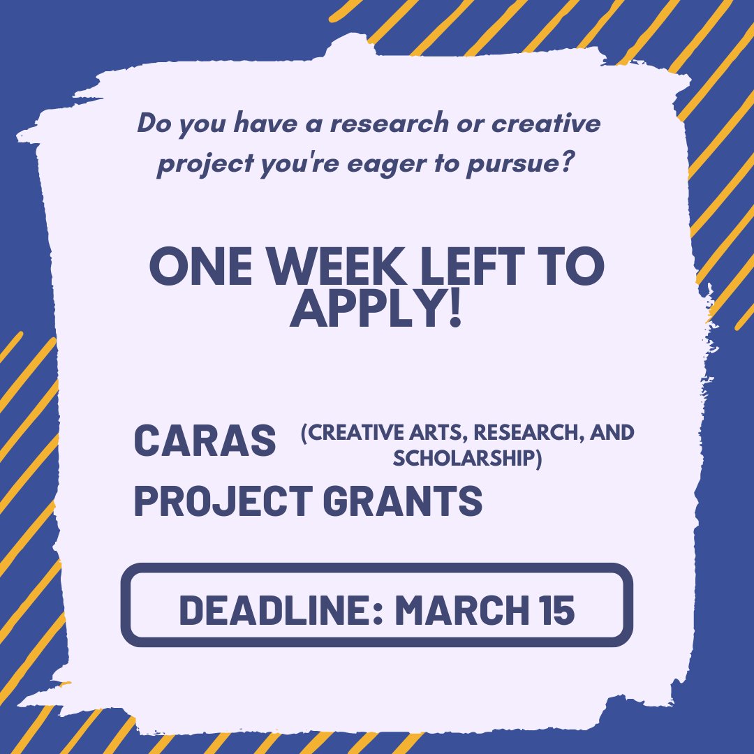 One week left to apply for faculty-mentored summer and/or fall projects. More info:
undergradstudies.temple.edu/research/caras