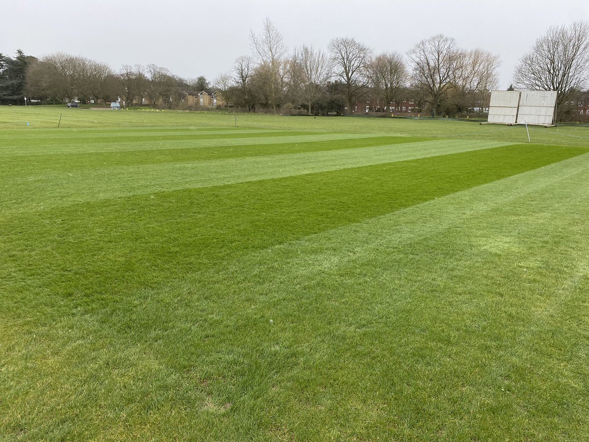 CarelFourie015's tweet image. Bit of TLC on cricket squares today 🌱@Thorpe_ArnoldCC @EGERTONPARKCC Light verti-cut /Honda rotery and then G860 cylinder cut with trailing seat @DennisMowers 👌🏻🏏 Sprayed with 20/20/30 mantle before the snow settling in @HeadlandAmenity @OriginAmenity @landrcl #falsespring 🤔