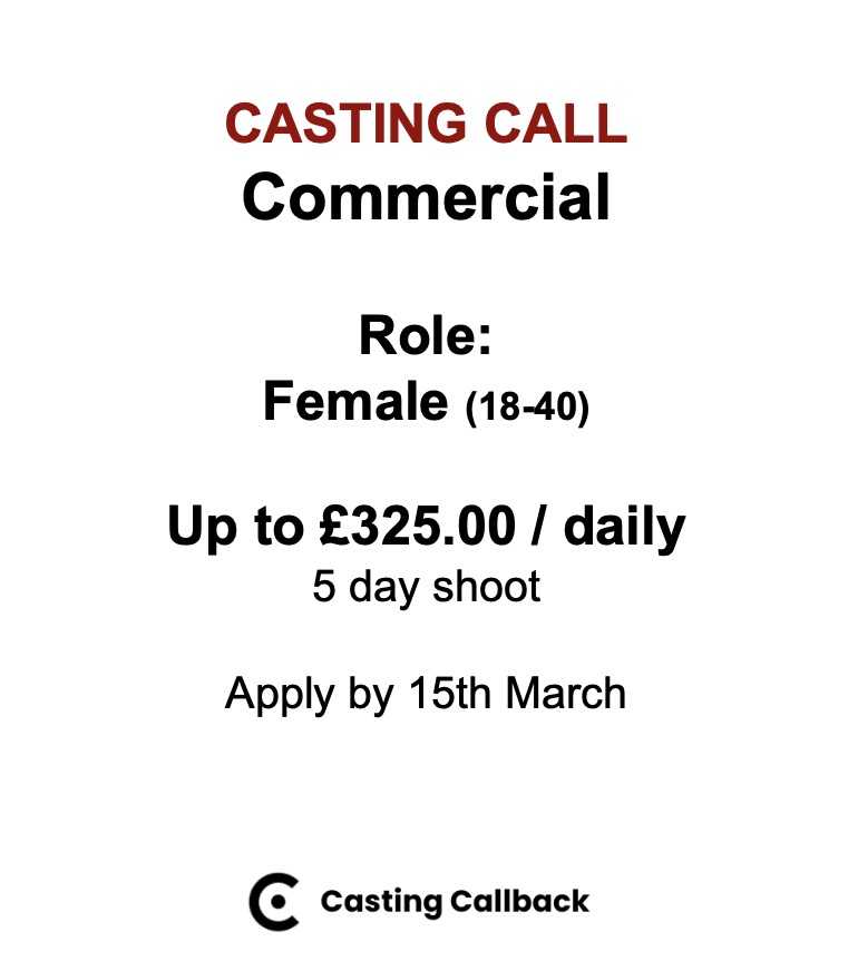 CastingCallbac1's tweet photo. CASTING CALL
Apply via the link (it's FREE):
https://t.co/60AEuzq3ww

Pls RT and Share
#castingcall #actors #actorslife #audition https://t.co/U3ti4cr9oo