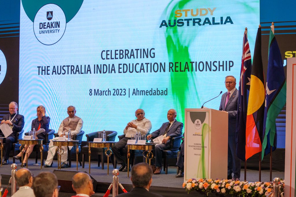 @AlboMP @Deakin @uniaus Celebrating The Australia India Education Relationship

#StudyAustralia