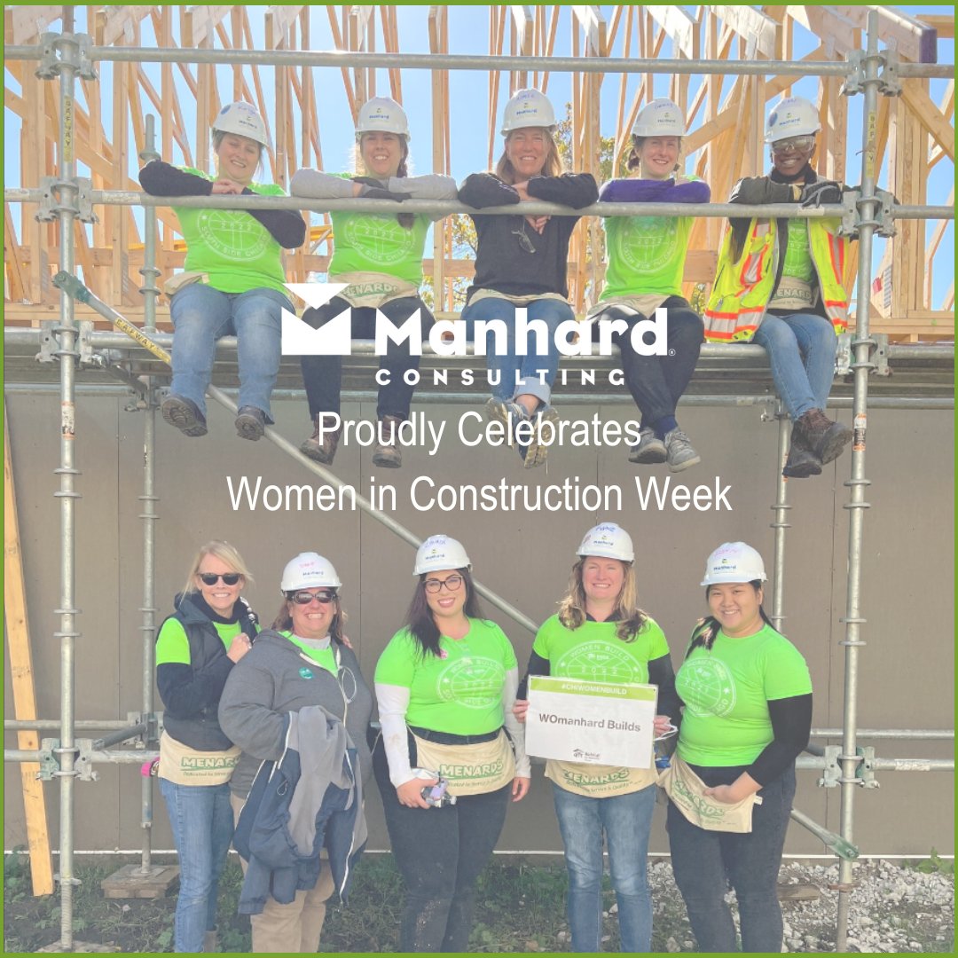 We celebrate the women of Manhard and all the wonderful women who work in the construction industry! #WICweek2023
#womeninconstruction #aecindustry #civilengineers