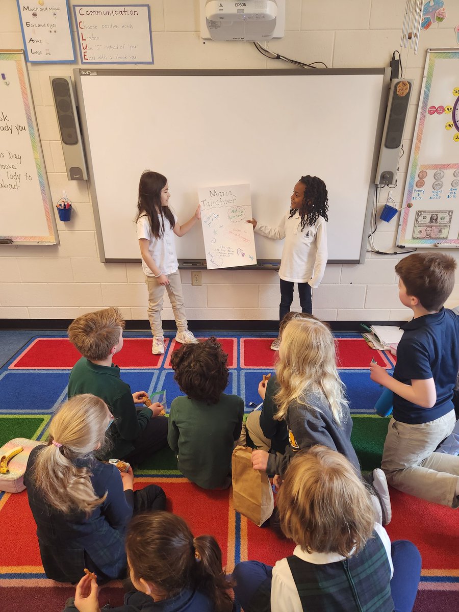 MrsMeinholz's tweet photo. Happy International Women's Day!  We started the day learning about some very important women in history and shared our knowledge with each other.  #usmfac @usmsocial https://t.co/wfdobiVcPf