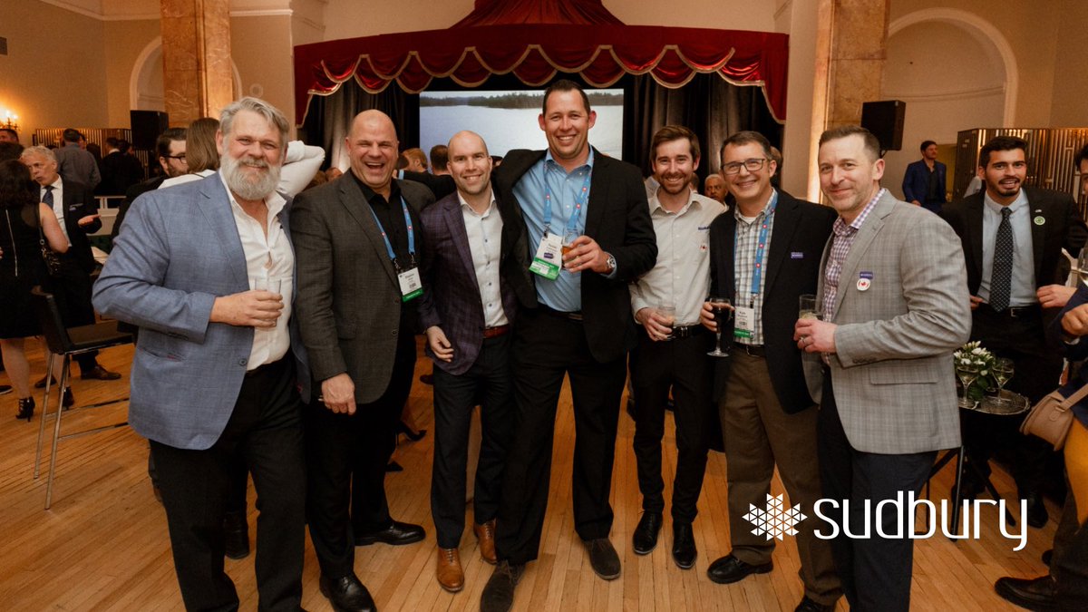 Over 500 people came together at the #SudburyMiningCluster reception last night to celebrate 140 years of #mining in #Sudbury. Thank you to our sponsors and the guests for making this incredible reception a success!