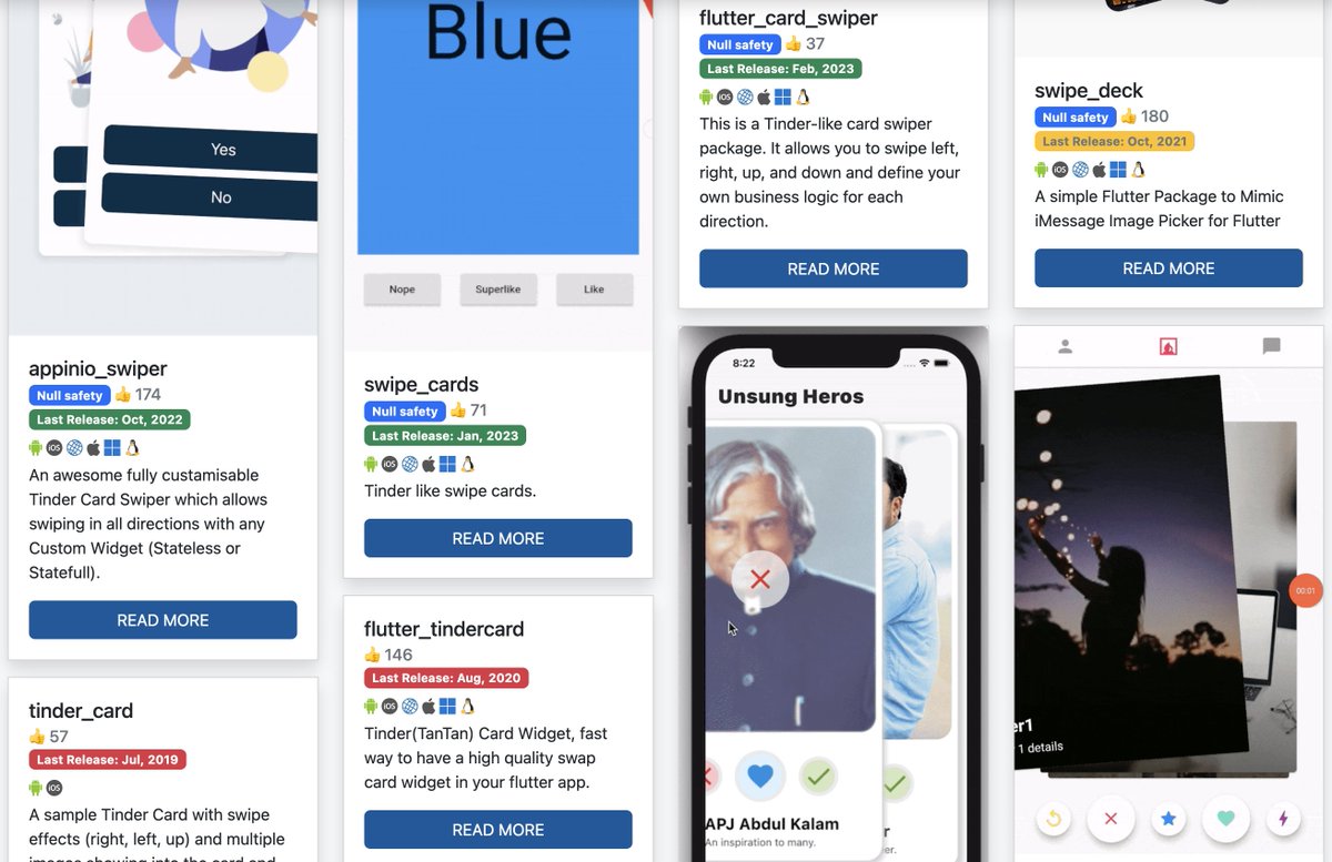 🎉Check out our latest feature update of fluttergems.dev 
💊 Package Health Badges containing the last release info and a background that indicates:
🟩👉 Package updated in the last 365 days
🟧👉 1 year ago &lt; Last Update &lt; 2 years
🟥👉 Last update &gt; 2 years ago

#flutter