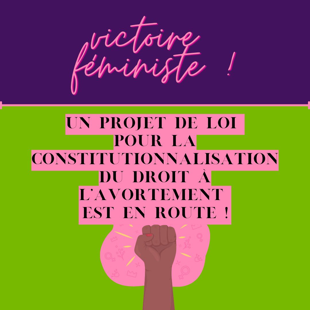 ClefFemmes's tweet photo. Emmanuel Macron vient d’annoncer un projet de loi pour inscrire le droit à l’IVG dans la constitution ! 👏 une victoire pour les femmes et les féministes de France et d’ailleurs ! 👏💜🌍 https://t.co/DQVfO0j7sZ