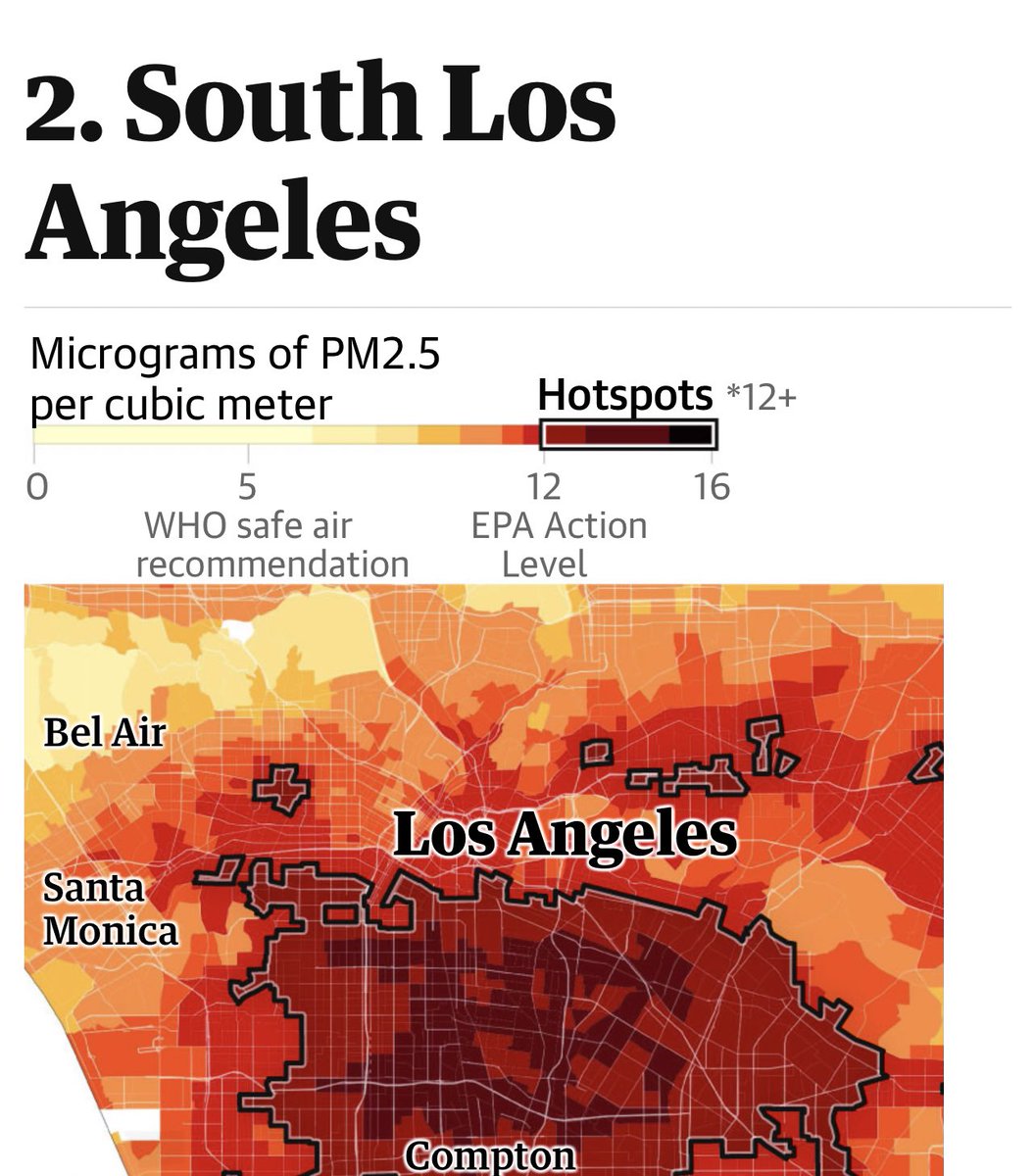 PplsCityCouncil's tweet photo. South Los Angeles is the second worst place to live in the US for air pollution https://t.co/wJqRythvFL