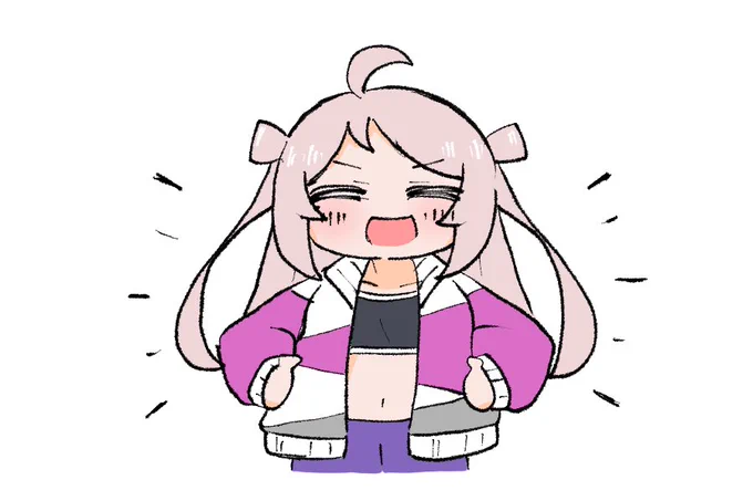 お腹ぽんぽん #作画カロリーの低い作品を上げようぜ 