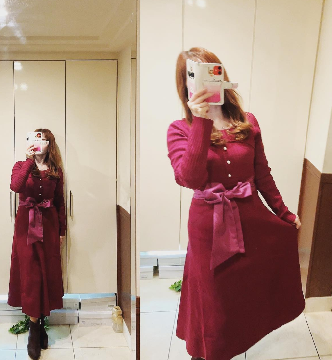 정열의 빨강~ 제가 좋아하는 옷이에요
#섹트 #유부녀 #기혼 #일탈