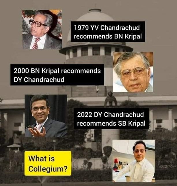 The rot in the Indian Judiciary is called the collegium system! #judicialcoup