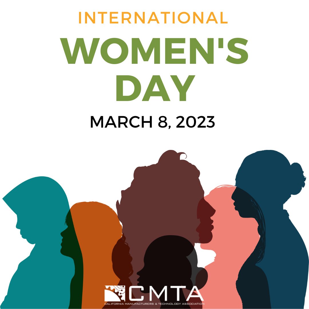 Happy International Women’s Day!! 
Today we have our #WomenMakingCA event!  We’re so excited to spend the day celebrating women of all backgrounds. Today we will be discussing the challenges and opportunities for women in manufacturing.
#womeninmfg #internationalwomensday
