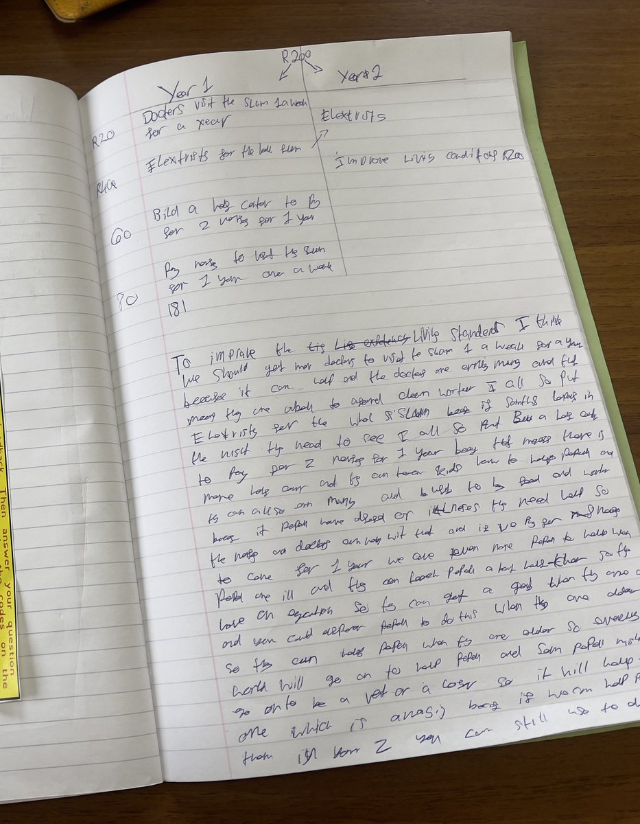 TSS_GEOG's tweet photo. Some brilliant examples of work from #Y7 Geographers this morning! They have been looking at improving levels of development and produced some brilliant work! Well done! :) https://t.co/tAKyiAbuPQ