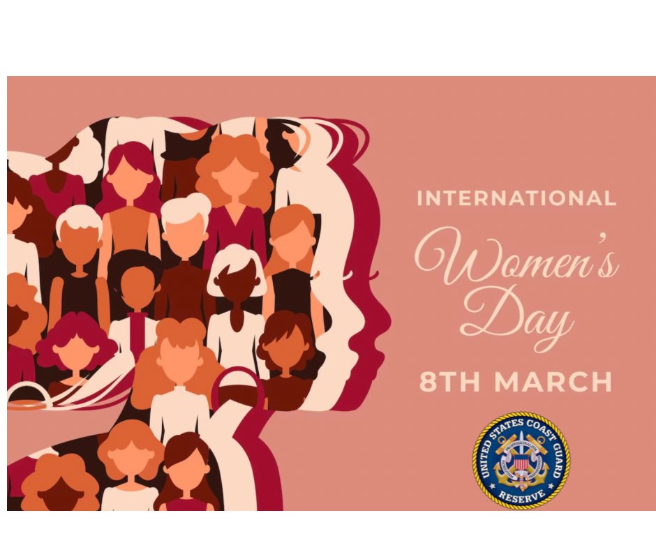 USCGReserve's tweet photo. Since 1911, we’ve celebrated the achievements of women everywhere on International Women's Day.
Today, we reflect on and celebrate the acts of courage, determination, and accomplishments made by the women of the @USCG and #USCGR.
#InternationalWomensDay https://t.co/O7BO7WeGKz
