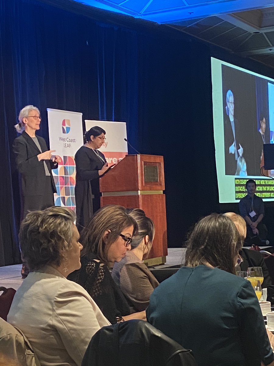 Joy and excitement to be at the first @WestCoast_LEAF #EqualityBreakfast in person this morning on #IWD in years with so many wonderful allies. Here we go…