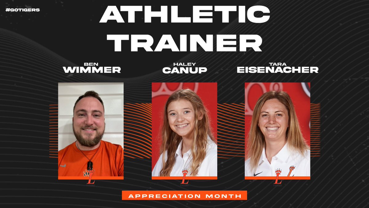A big thank you to our 3 athletic trainers in Loveland City Schools! Thank you for all you do for our school and our student athletes! @LovelandTigerAD @GoLMSTigers