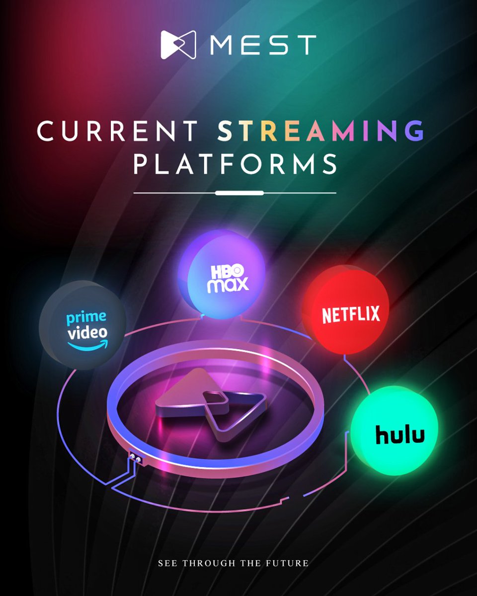 Mest_Live's tweet photo. For Mest, content is king, that's why forming partnerships with current streaming platforms will be one of the main goals, so you don't get bored in the #metaverse and have everything at your fingertips 😎🍿

#streaming #NFT #Blockchain #netflix #amazonprime #hulu #hbomax #movies https://t.co/Lv3kHydiLU