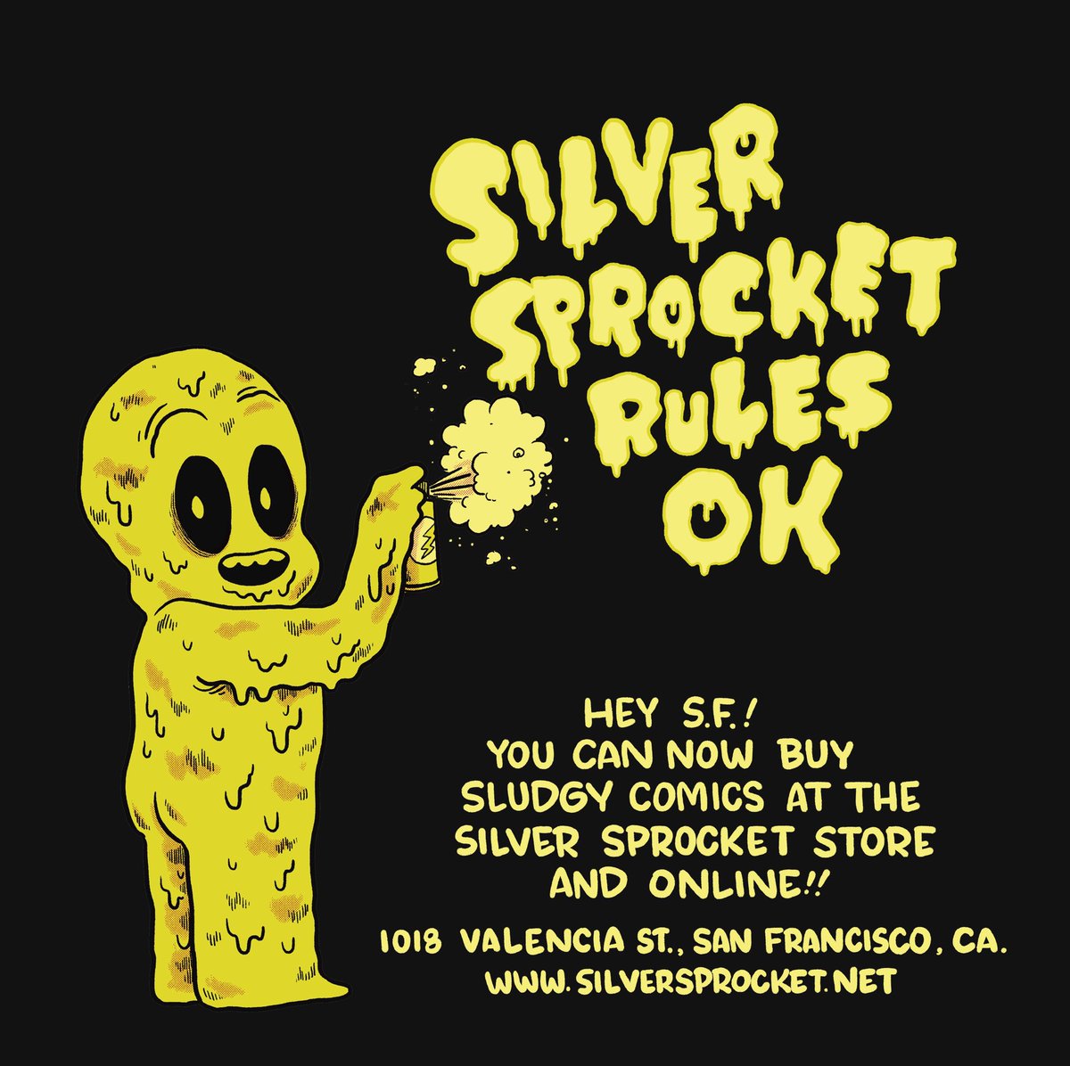 Shop at <a href="/ssbcpunk/">OLD SPROCKET</a> and say hi to Sludgy when yer there!