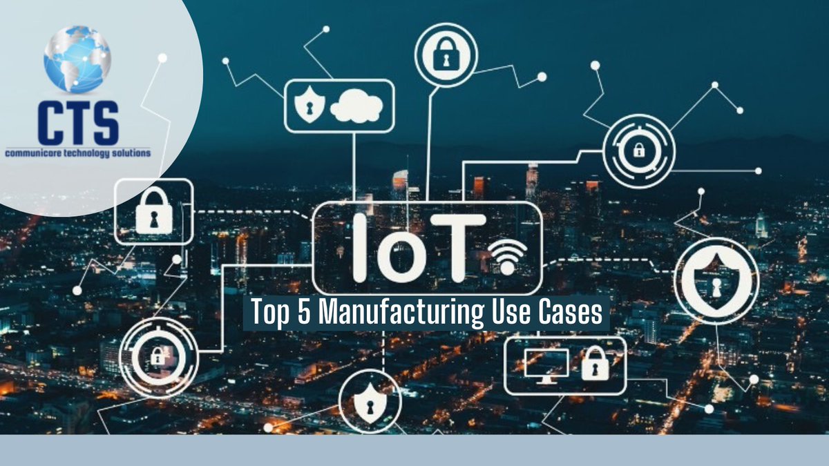 Do you work in or make tech decisions for a Manufacturer? ⚙️💻 You will enjoy viewing these “top 5” IoT use cases as laid out on our website. Let us know if missed something! 
🔗 communicarets.com/top-5-iot/