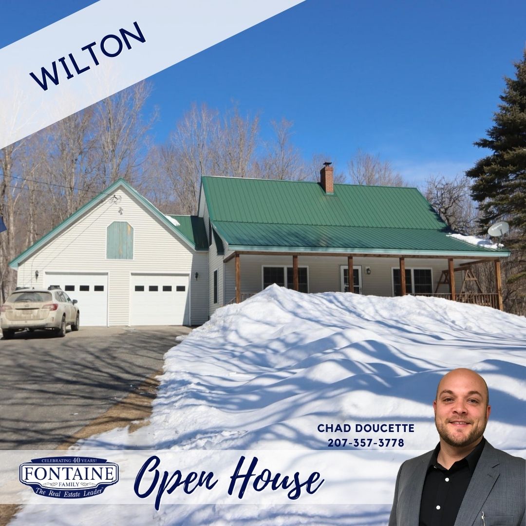 📣Saturday Tour of Homes📣
Join us at an #OpenHouse March 11, 2023

📍 131 Poland Road, Auburn, ME 3/11 10am-12pm hosted by Sierra Lemieux 
📍 439 US Route 2 W, Wilton, ME 3/11 10am-1pm hosted by Chad Doucette

#auburnmaine #wiltonmaine #mainerealestate #homesforsale #justlisted