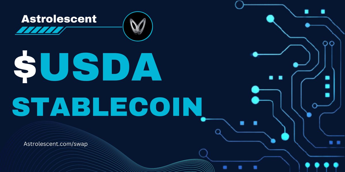 📢📢ANNOUNCEMENT📢📢 @astrolescent is officially announcing plans for launching $USDA, a fully collateralized stablecoin on Radix! - Always 1:1 backed 💰 - Proof of reserves regularly available 🏦 - Fiat on/off ramp 💱 Check here for more details: medium.com/@astrolescent/…