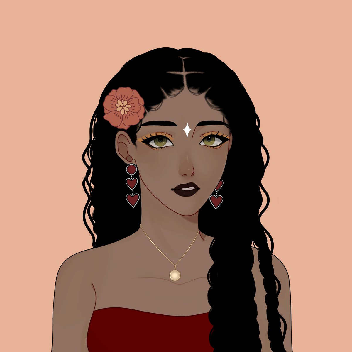 <a href="/YearoftheWoman_/">Year of the Woman NFT</a> <a href="/yasminshimaart/">Yasmin Shima 🇦🇺</a> The collection called <a href="/GirliesNFT/">Girlies</a> was created by 15-year old artist @Valeria_NFT and is sweet, powerful, and beautiful at the same time. I LOVE the heart earrings and brilliant third-eye bindi on this one I hold.