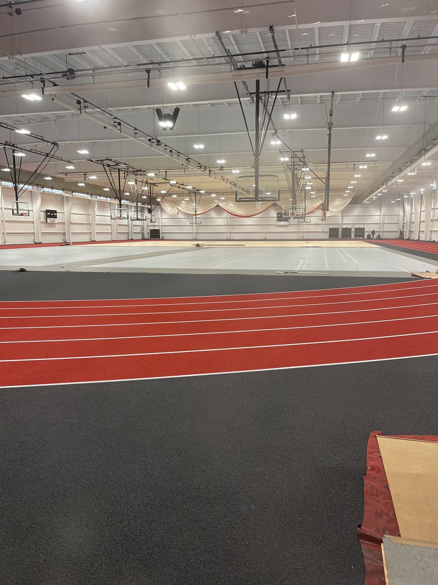 Well, I am speechless….. New pics of our indoor track as of today.  So thankful and blessed….. awesome time to be a Mason City Riverhawk.