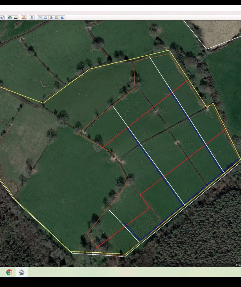 Very valuable discussion with <a href="/PrecGrazeWales/">Rhys Williams</a> today. Looking at potential stocking rates and feed requirements, funded through a surgery thanks to <a href="/FarmingConnect/">Farming Connect</a> looking forward to this years grazing season 💪🏼