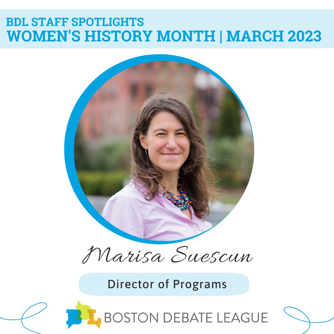 Happy International Women's Day! Join us today as we spotlight Marisa Suescun, the Director of Programs, and this July will mark Marisa's 10th Anniversary working at the BDL!  #WomensHistoryMonth  #WHM #InternationalWomensDay